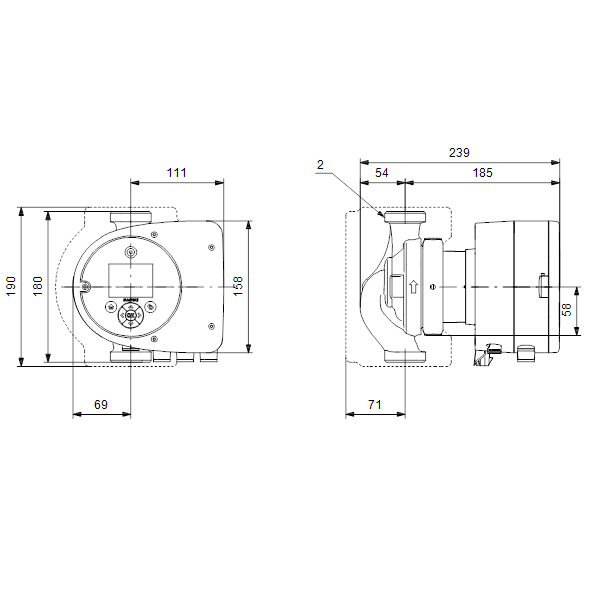 Grundfos Magna 3 32-100 180 (97924636) - Pumpenkiste