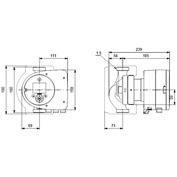 Grundfos Alpha 2 25 40 180 Bedienungsanleitung Grundfos Alpha 2 25-40 180 (99260497) - Pumpenkiste